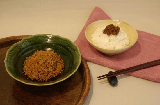 ちりめん山椒と伊賀牛の佃煮イメージ